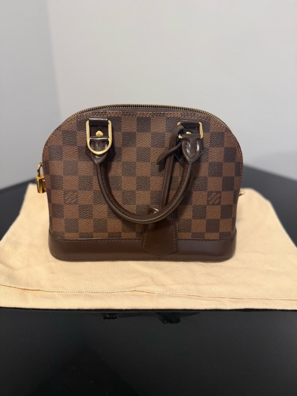 Authentic Louis Vuitton Damier Alma BB